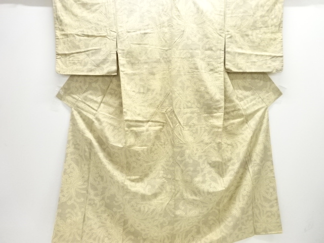 JAPANESE KIMONO / TOKAMACHI TSUMUGI / WOVEN KIKU